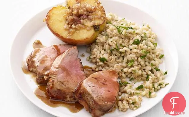 Filet de porc cu mere