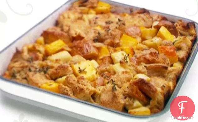 Budincă de pâine dulce și savuroasă