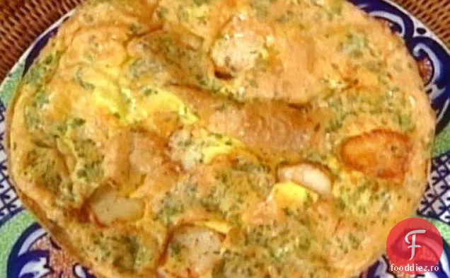Creveți Frittata: Frittata coi Gamberetti