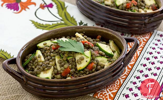 Salată De Linte Franceză Cu Ierburi