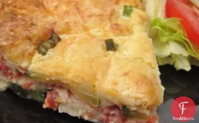 Quiche Ușor De Dovlecel Fără Crustă