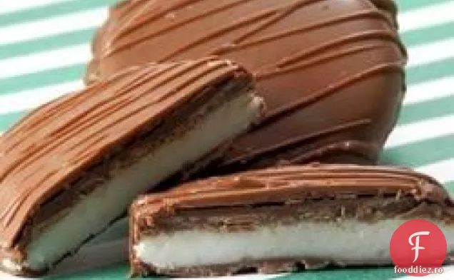 Torturi De Mentă Acoperite Cu Ciocolată