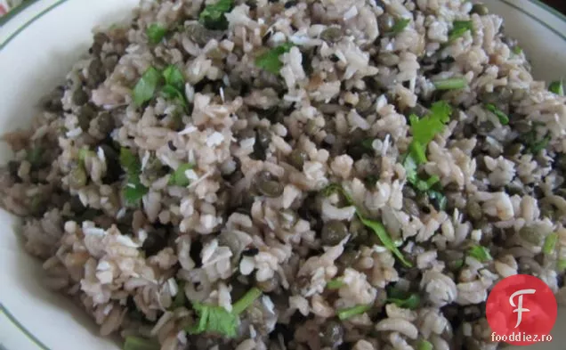 Linte Și Basmati Cu Tamarind, Nucă De Cocos, Coriandru Și Negru