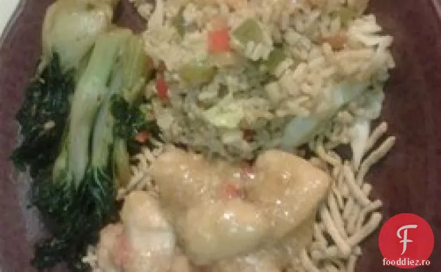 Orange Pui Se Amestecă Prăji