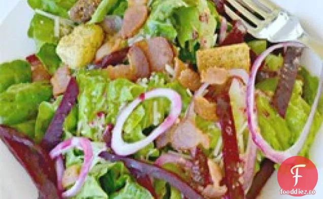 Salată de sfeclă și vinetă balsamică