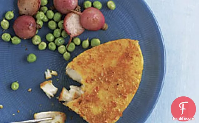 Ulei De Măsline Halibut Braconat Cu Fenicul Și Șofran