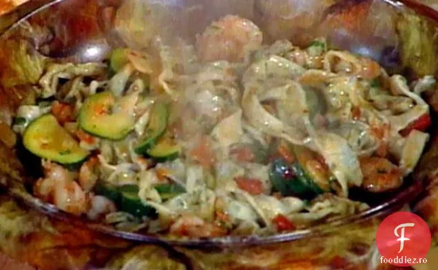 Spaghete grase de casă cu creveți Rock (Scialatielli ai Gamberetti)