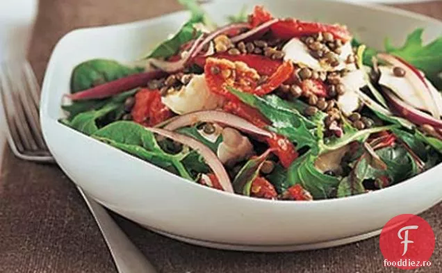 Salată De Linte Puy Cu Mozzarella