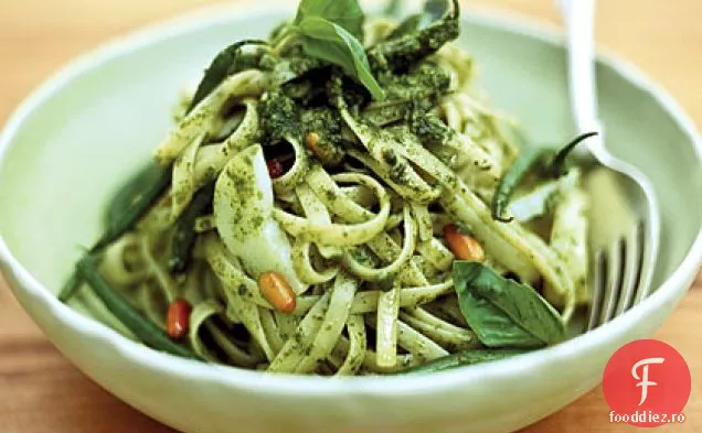 Pesto Linguine Cu Lămâie
