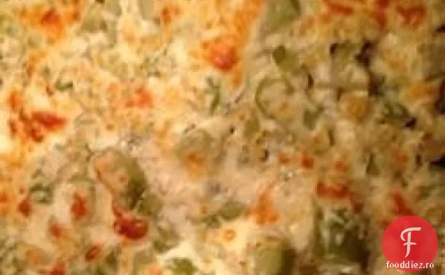 Chayote cu ou și brânză