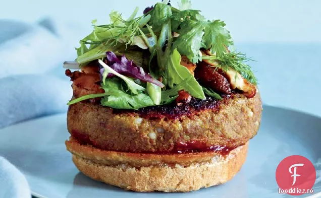 Burgeri vegetarieni cu Ketchup de rodie