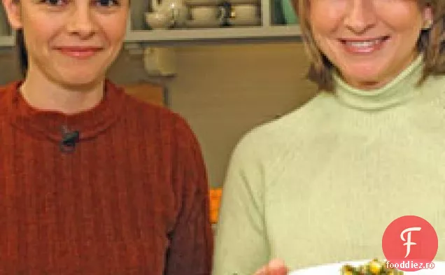 Halibut la grătar cu salată de ierburi și Salsa de măsline verde-lămâie Meyer