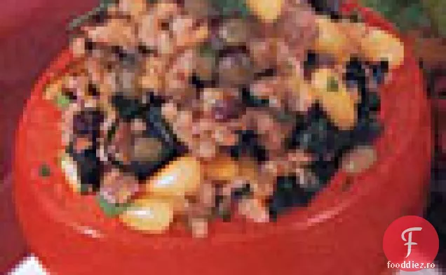 Roșii umplute cu Bulgur și nuci de pin