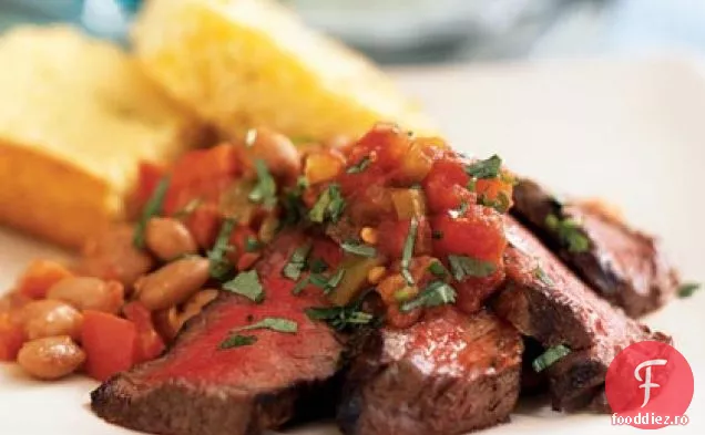 Friptură de sud-vest și fasole Pinto