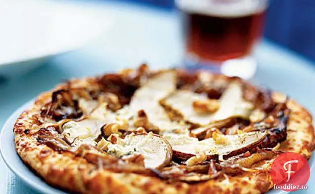 Pizza Cu Ceapă Caramelizată