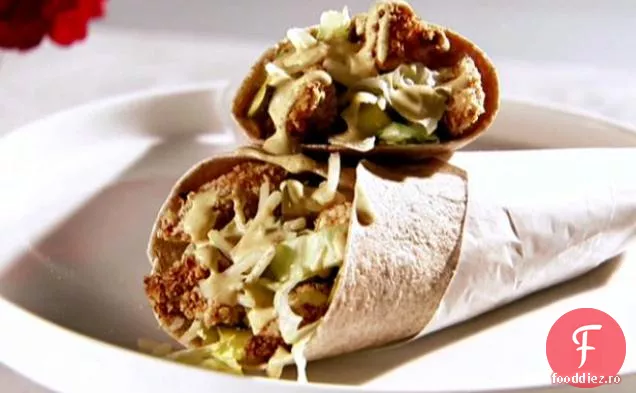 Folie de bandă de pui cu muștar dulce