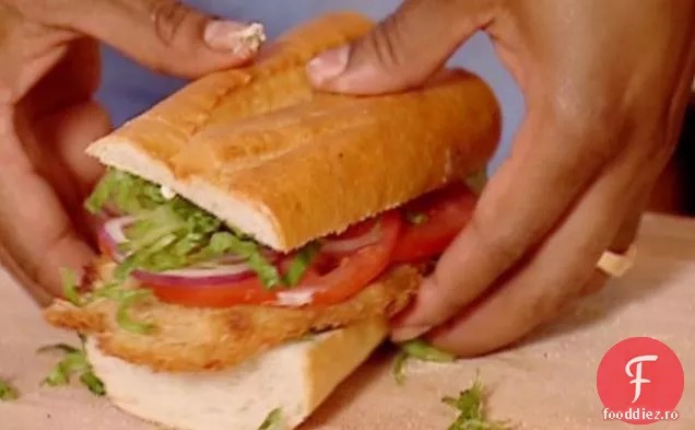 Sandwich De Pește Prăjit