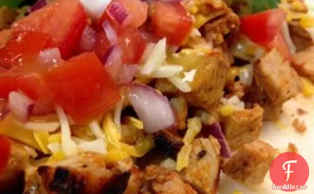 Tacos de porc la grătar al Pastor
