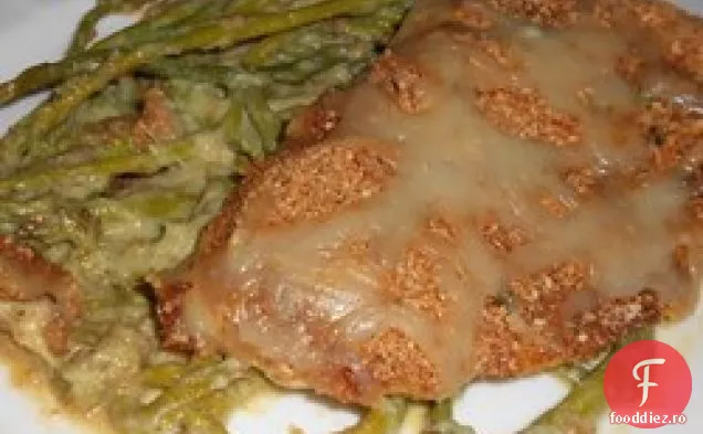 Pui și sparanghel în supă cremă