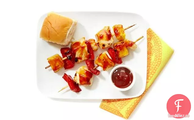Kebab De Pui Hawaiian