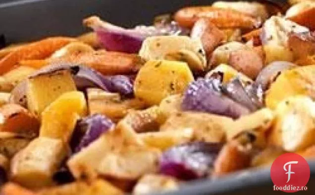 Legume Rădăcinoase Prăjite La Cuptor