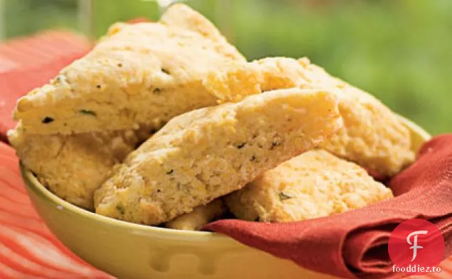 Făină de porumb, jalape Olifto și biscuiți proaspeți de porumb