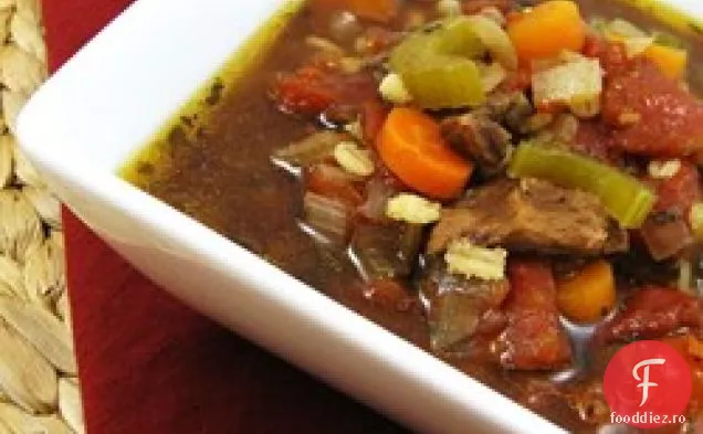 Supă De Legume Din Orz De Vită