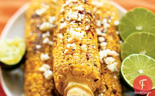 Porumb la grătar cu unt de Chipotle