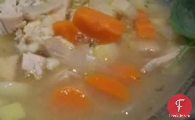 Supă de tăiței de pui de casă Jean