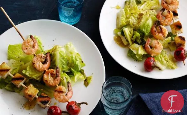 Salată De Caesar Cu Creveți