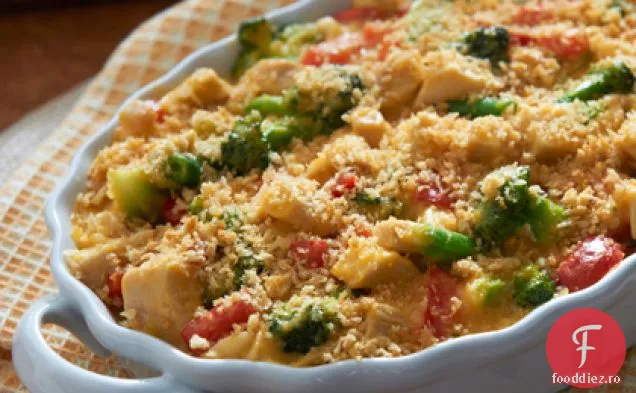 Cheddar Broccoli & Caserola De Pui