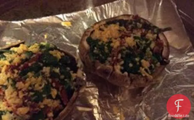 Burger De Ciuperci Umplute Portobello