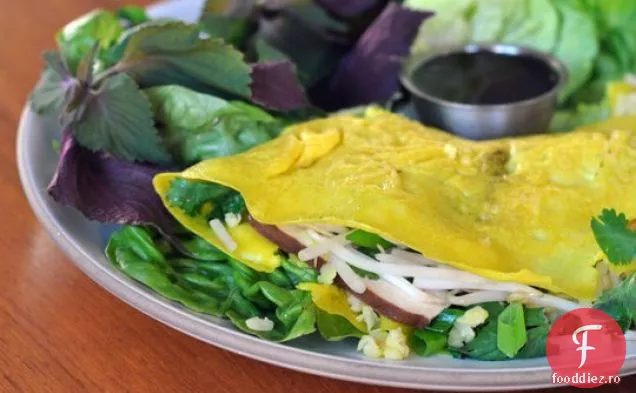 Banh Xeo (clătite vietnameze) cu Tofu