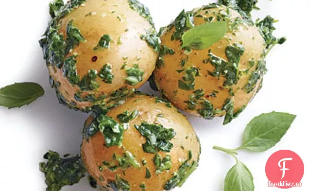 Cartofi pentru copii cu pesto de rucola