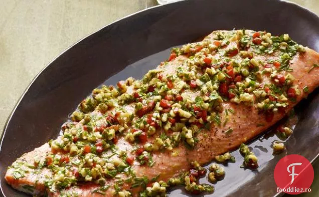 Somon Prăjit Cu Gust De Nuc-Piper