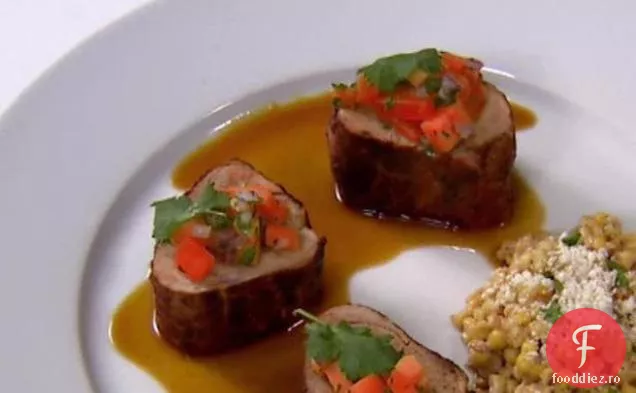Spice frecat muschiulet de porc cu sos Bourbon-Chipotle