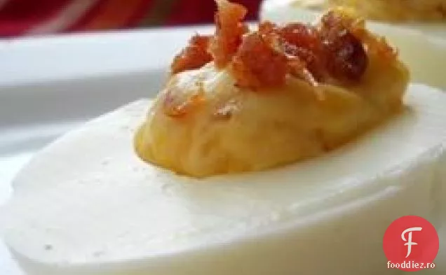 Bacon Cheddar Ouă Deviled
