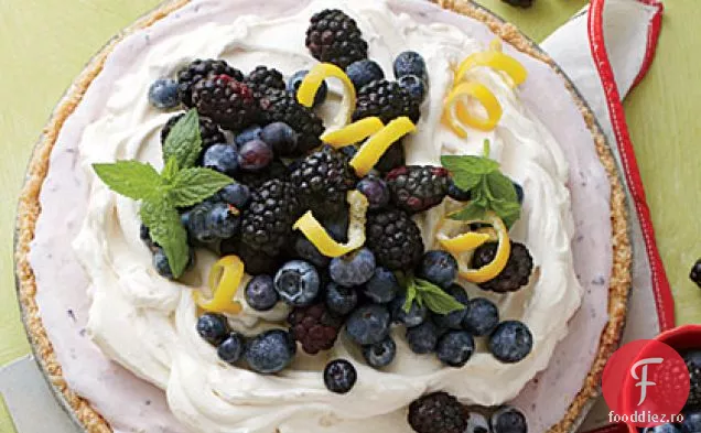 Placinta Cu Inghetata De Afine-Cheesecake