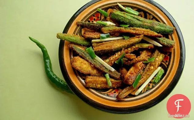 Okra Prăjită Crocantă