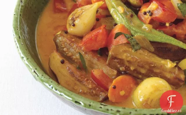 Nucă de cocos-Curry de legume
