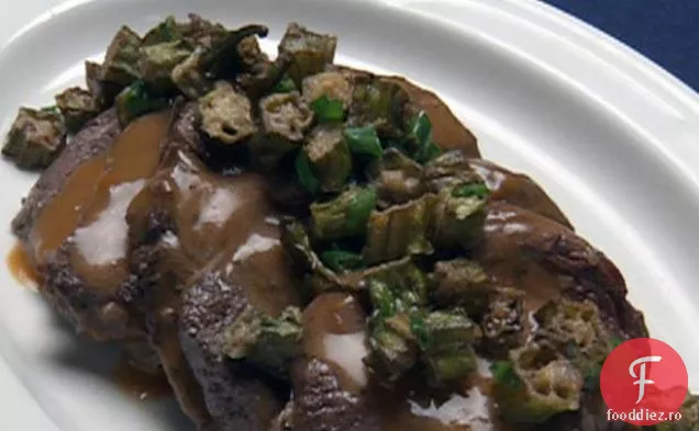 Love Me Tenderloin Minute-fripturi cu Okra prăjită