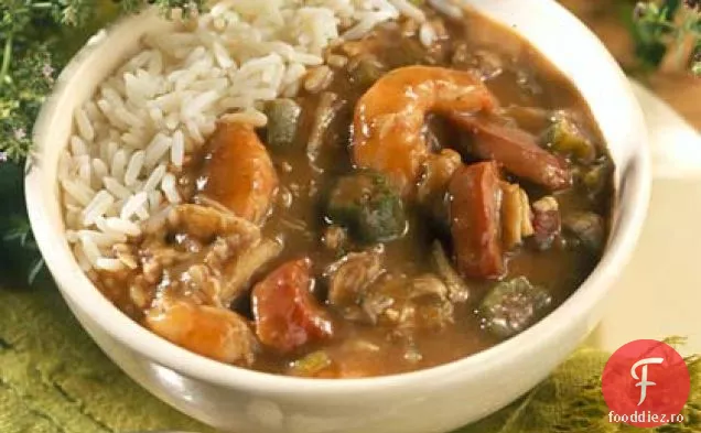 Gumbo de crustacee cu conținut scăzut de grăsimi