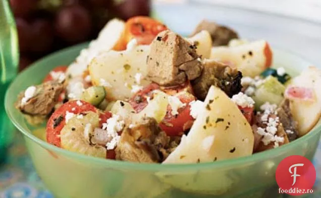 Salată grecească de miel și cartofi