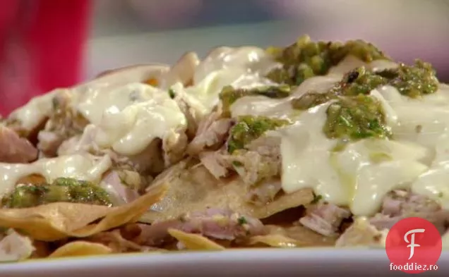 Nachos Blanco cu salsa Jalapeno prăjită