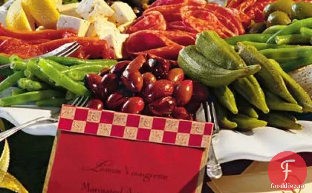 Antipasto Marinat Cu Lămâie-Vinaigretă