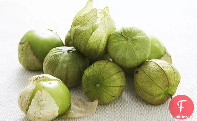 Halibut acoperit cu firimituri cu Salsa Tomatillo