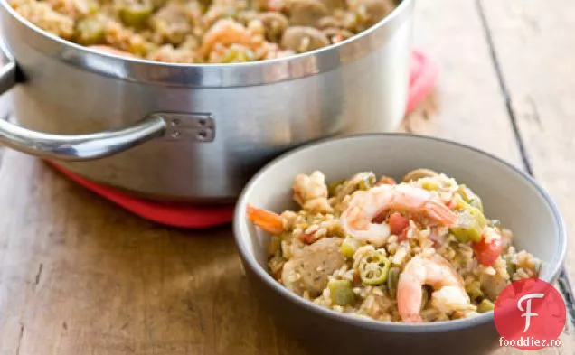 Cârnați De Pui Jambalaya