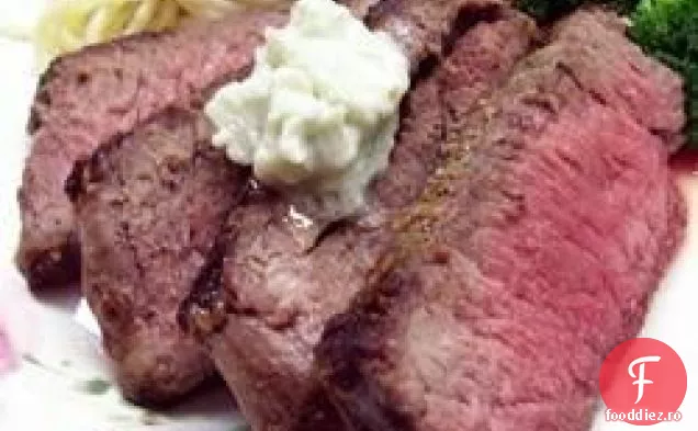 Kickin ' London Broil cu unt de brânză Bleu