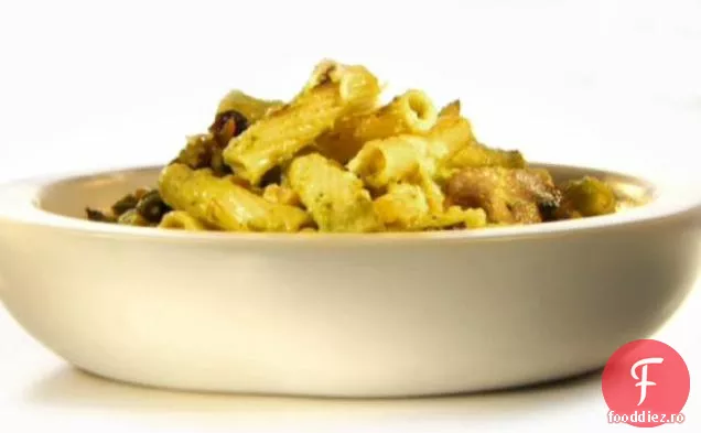 Poblano Mac și Manchego cu porumb și ciuperci