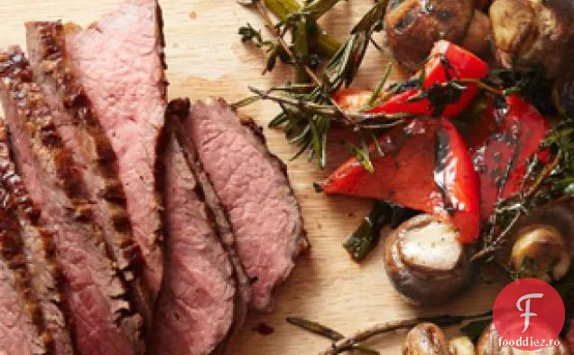 Friptură cu ciuperci și ardei